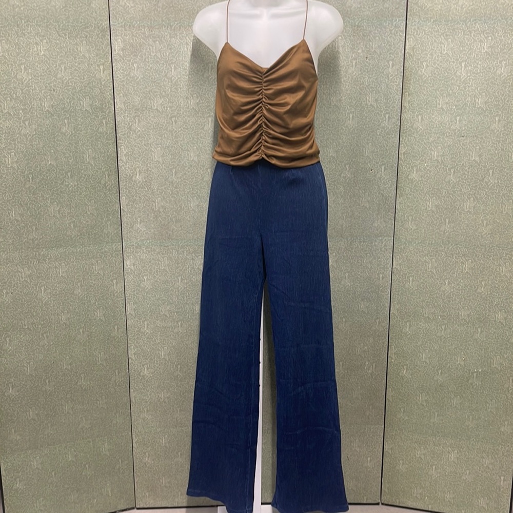 Valentine stretch high waisted jean wide leg